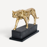 Leopard Gold Dekoratif Obje