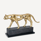 Leopard Gold Dekoratif Obje