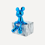 Mickey Mouse Sitting Blue Dekor