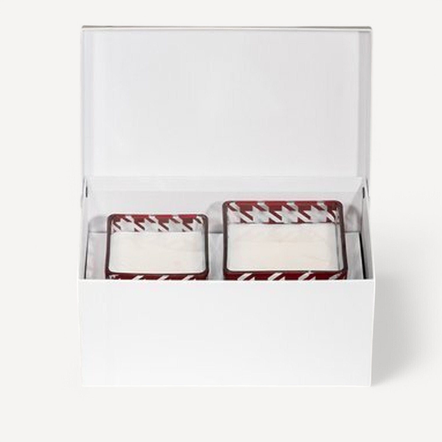 2'Li Kaz Ayaklı Kokulu Mum - Bordo