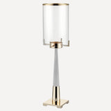 Modern Gold Cam Silindir Mumluk 72cm