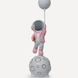 MoonWalker Pembe Astronot Dekoratif Gece Lambası 75cm