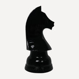 Obsidyen At Satranç Dekoru 55cm