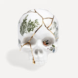 Kintsugi Skull Vazo