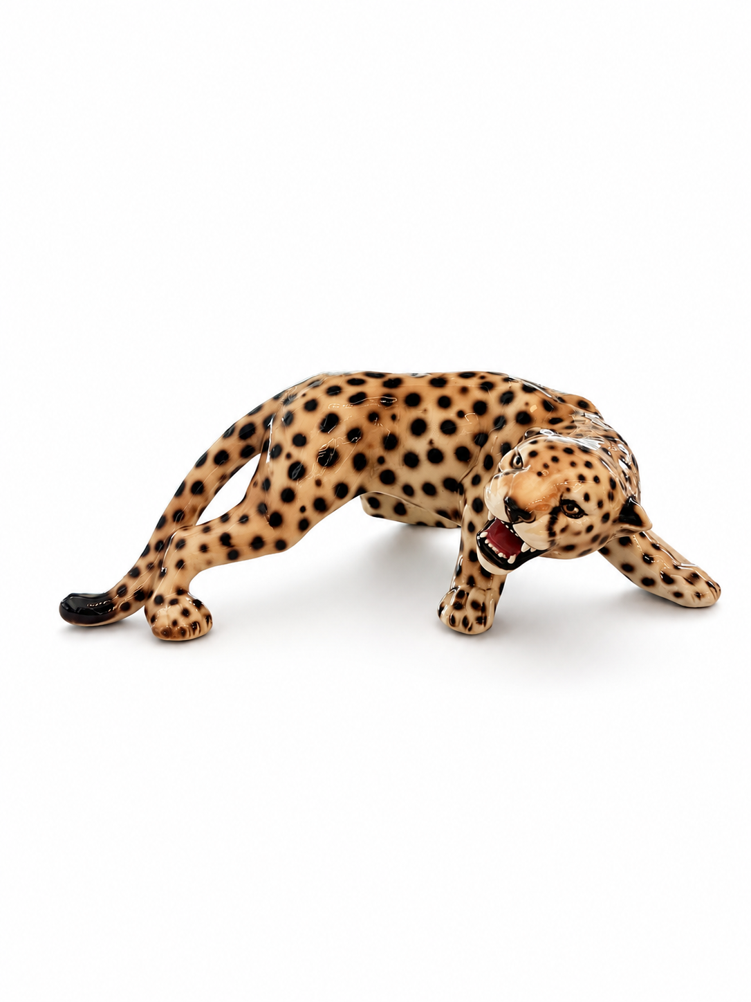 Dekoratif Seramik Leopar Heykeli No.2