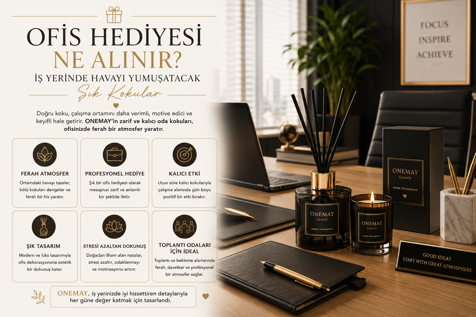 Ofis Hediyesi Ne Alınır? İş Yerinde Havayı Yumuşatacak Şık Kokular